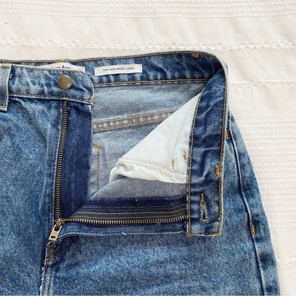AMERICAN APPAREL DENIM DIY THE HIGH-WAIST JEANS RAW HEM SHORTS - 29 - Picture 5 of 9